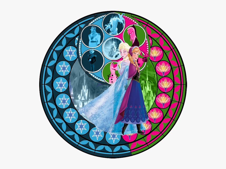 Beast - Clipart - Kingdom Hearts Stained Glass Anna, HD Png Download