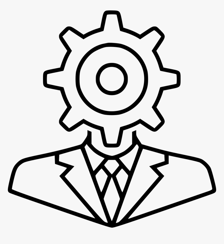 Marketing Seo Consultant - Black And White Cog, HD Png Download