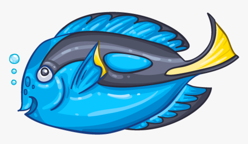 Blue Tang Clipart Png, Transparent Png