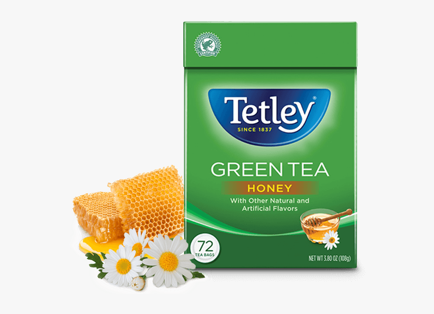 Green Tea Honey - Tetley British Blend, HD Png Download