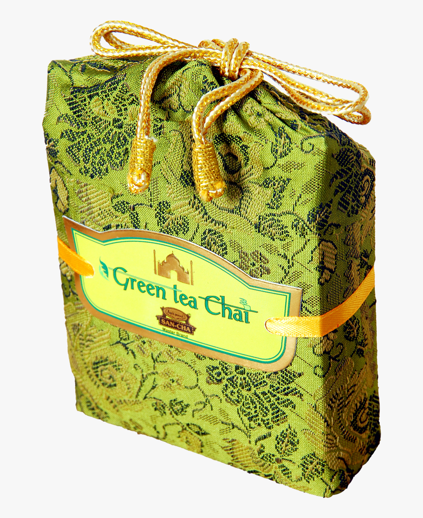 Green Tea Masala Chai In Green Tanchoi Bags 100gm - Bag, HD Png Download