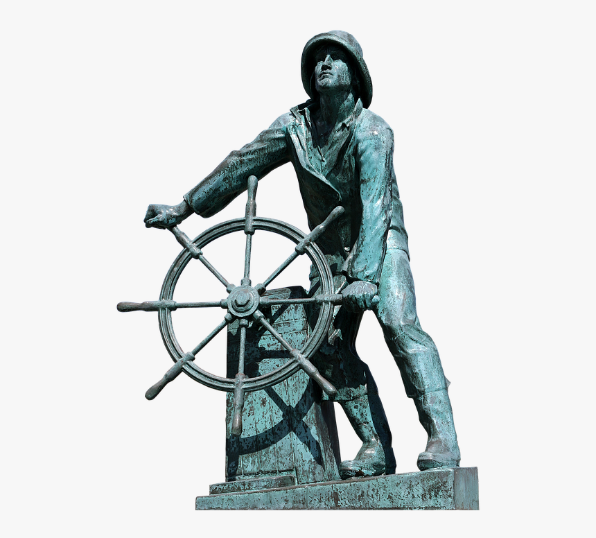 Tax Man, Steering Wheel, Captain, Sailors, Ship Leader - Fisherman's Memorial, HD Png Download