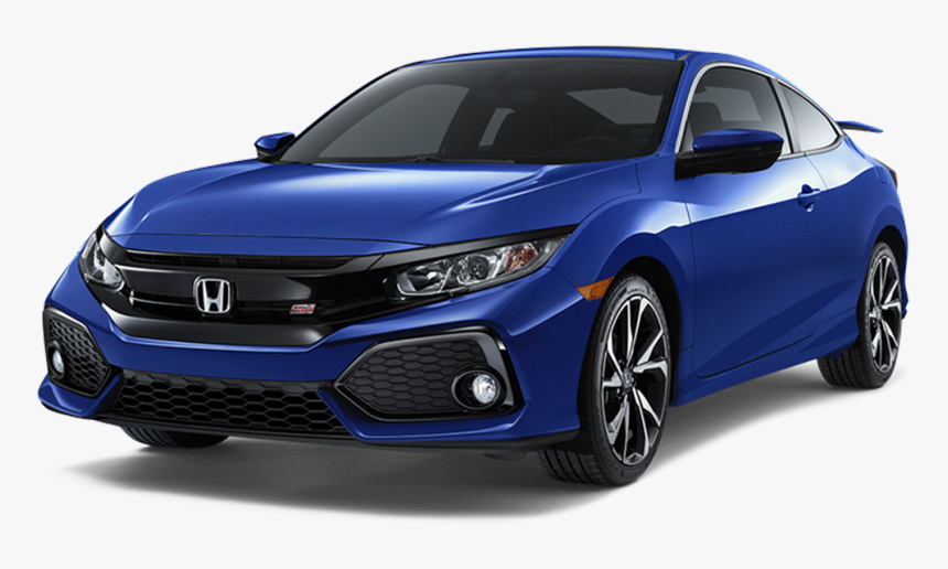 Transparent Honda Civic Png - Honda Civic Si 2019 Coupe Blue, Png Download