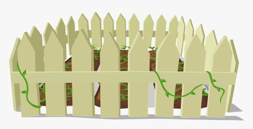 Transparent White Picket Fence Png - Fence Clipart, Png Download