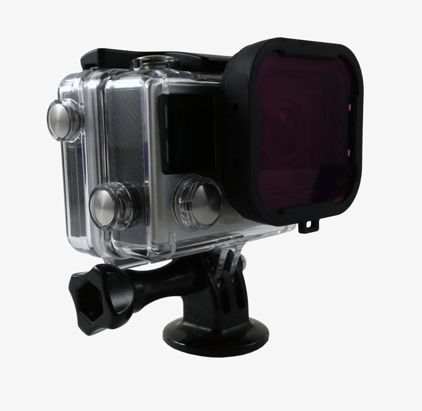 Gopro With Filter - Черный Бокс Для Gopro, HD Png Download
