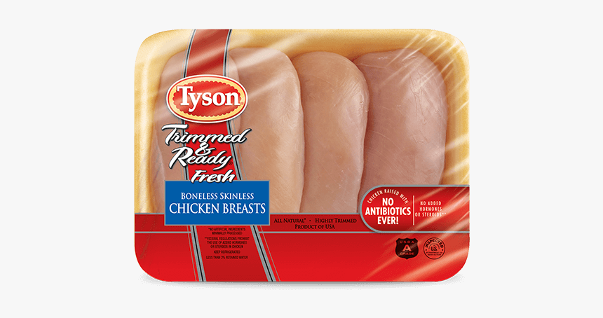 Boneless Chicken Strips Raw, HD Png Download