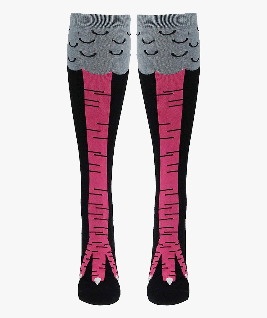 Chicken Leg Socks Pink, HD Png Download