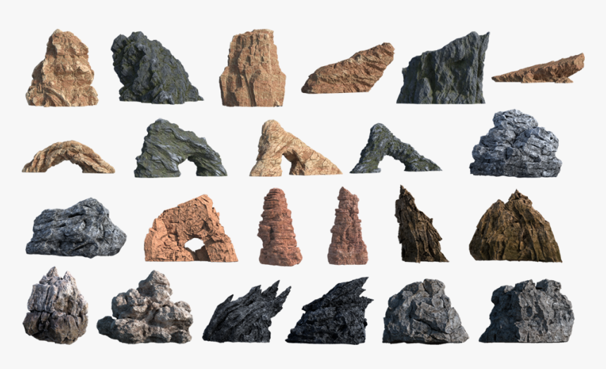 Large Rock Formations, HD Png Download