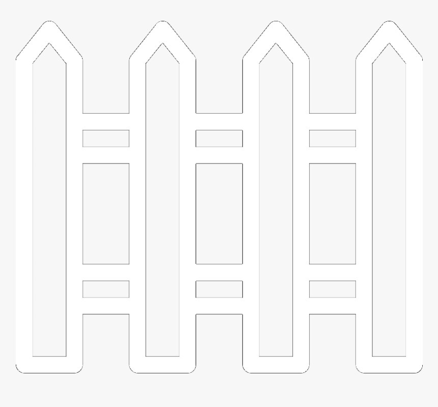 Symbol Fence - Picket Fence, HD Png Download