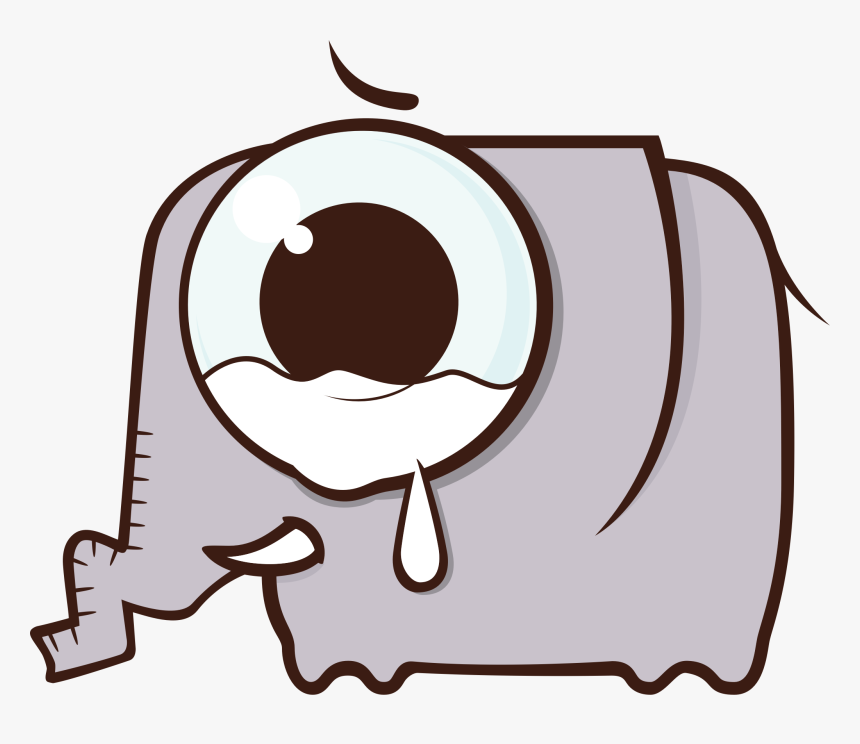 Cartoon Elephant, Baby Elephant, Baby Stickers, Picsart,, HD Png Download