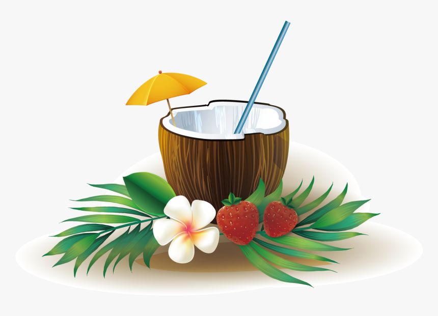 Juice Coconut Water Happy Eid Shrimp Curry - Coconut Juice Png, Transparent Png