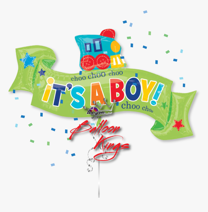 Its A Boy Train Ribbon - Welcome Baby Boy Png, Transparent Png