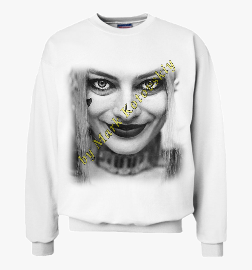 Transparent Margot Robbie Harley Quinn Png - Harley Quinn Smiling, Png Download