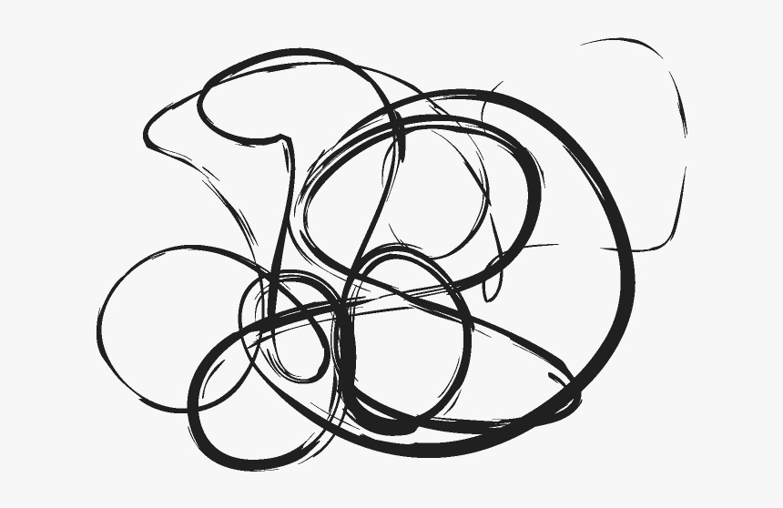20140102 First Squiggles Beautiful Squiggle - Squiggle Circle, HD Png