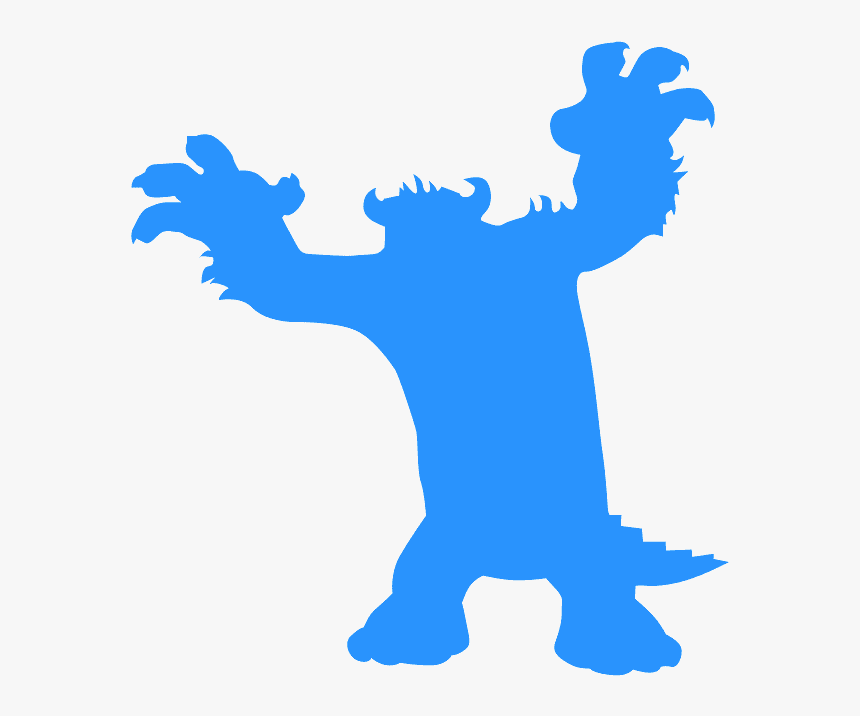 Monster Silhouette, HD Png Download