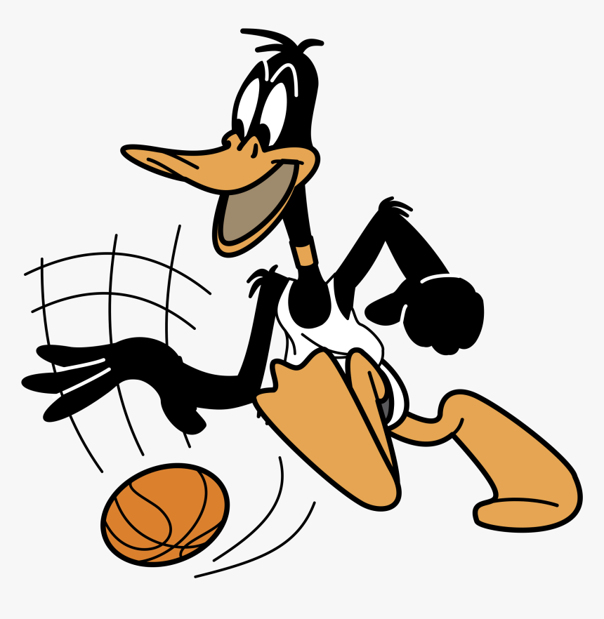 Warner Bros Logo Png Transparent - Daffy Duck Basketball Png, Png Download
