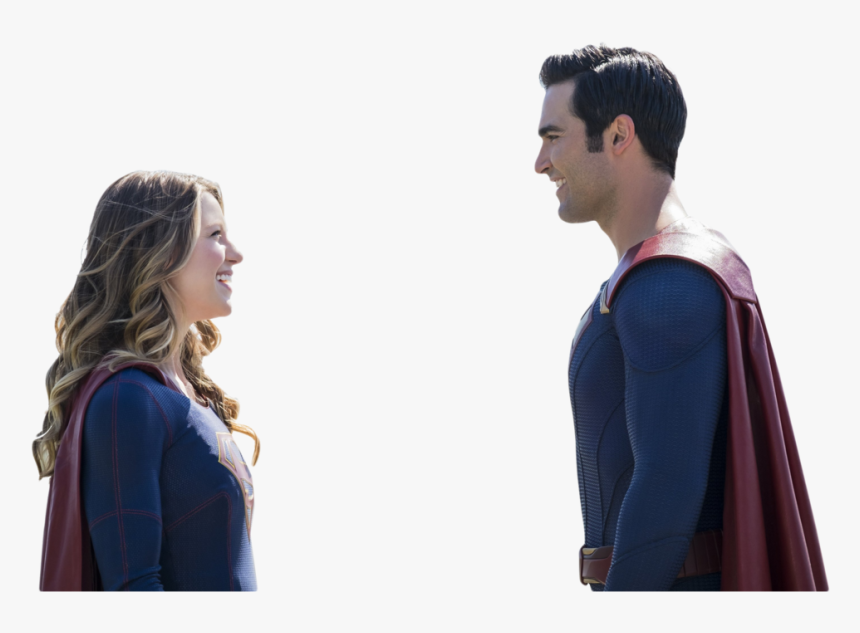 Supergirl Kara And Superman, HD Png Download