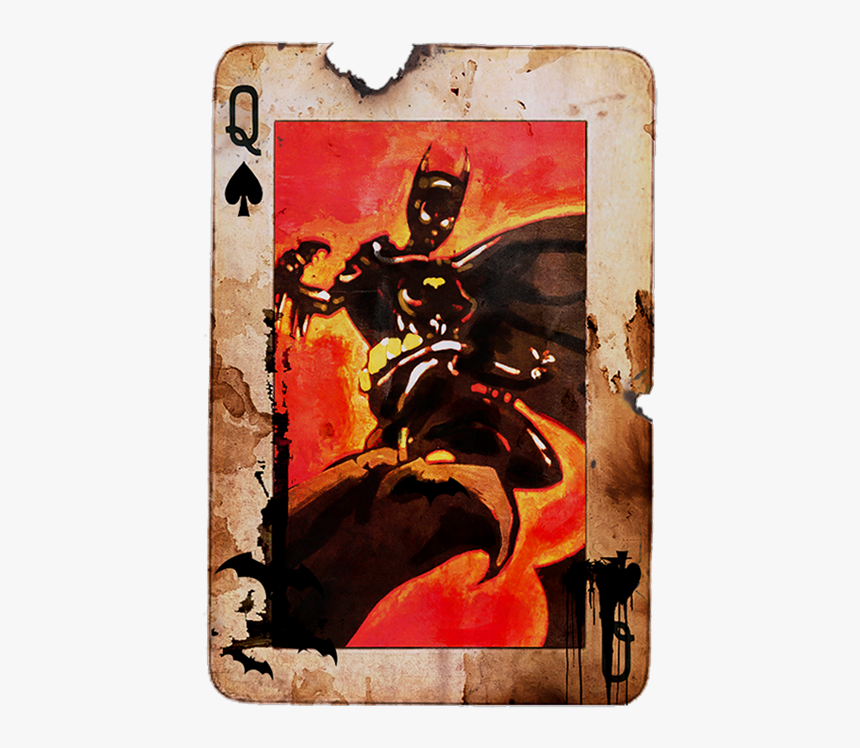 Cards 0003 Batgirl - Painting, HD Png Download