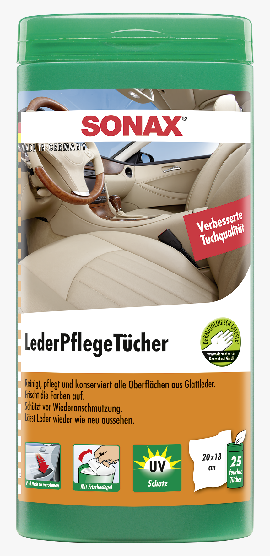 Sonax Lederpflegetücher, HD Png Download