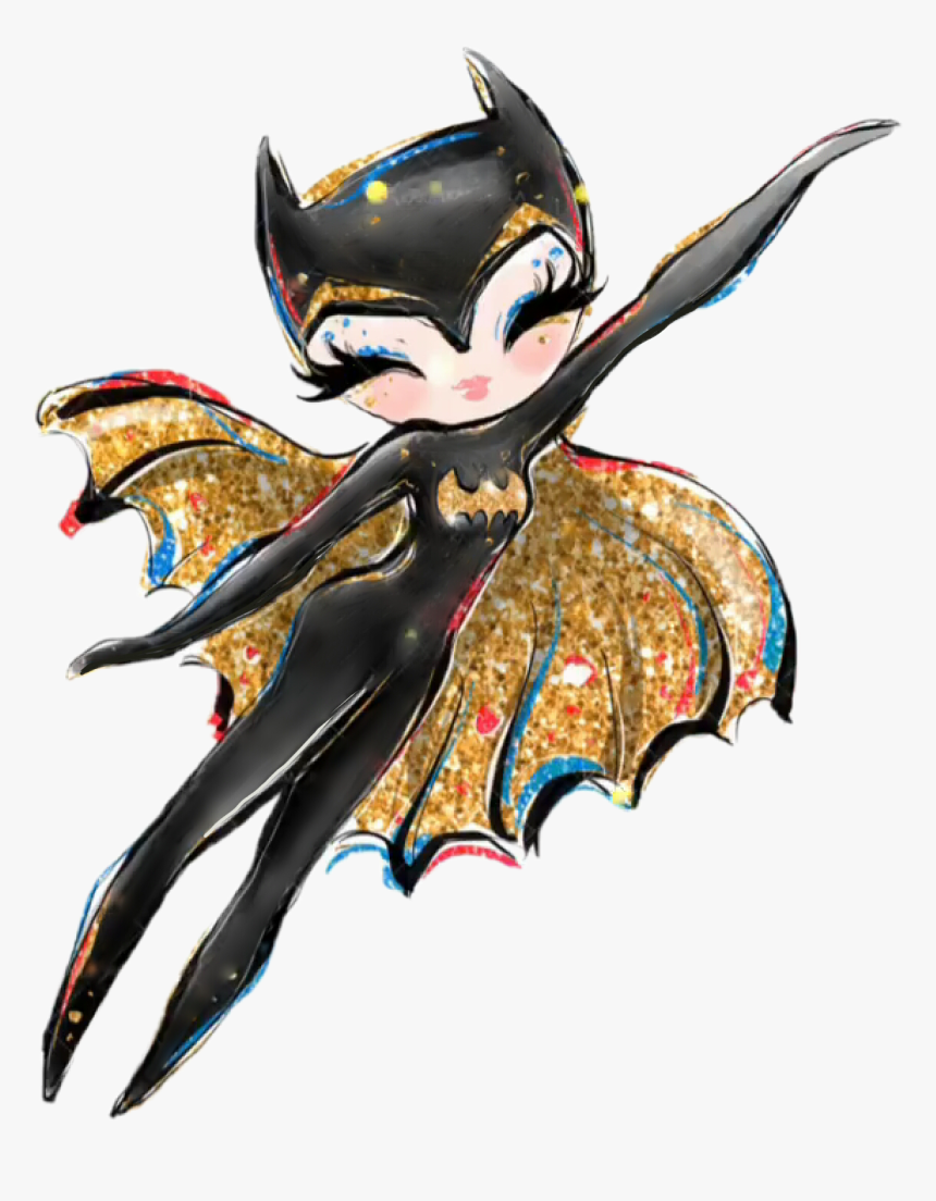 #watercolor #batgirl #batwoman #batman #comic #superhero - Illustration, HD Png Download
