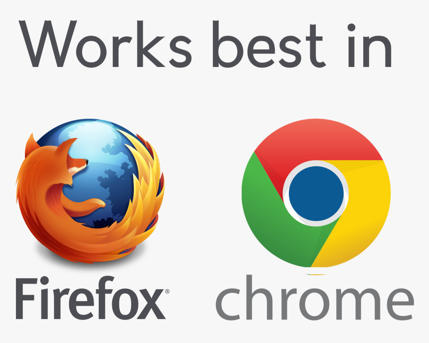 Works Best With Chrome, HD Png Download