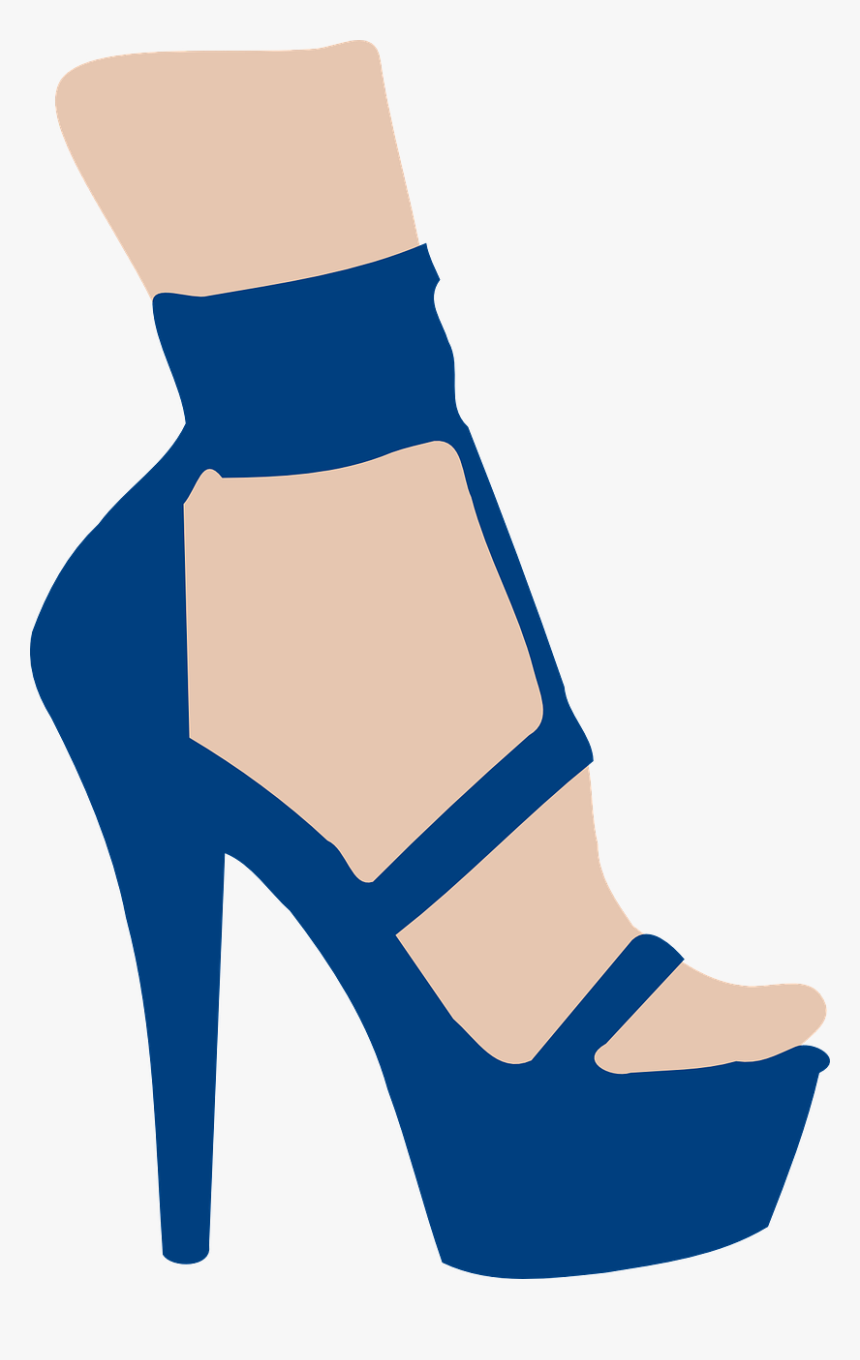 High Heels Shoes Drawing, HD Png Download