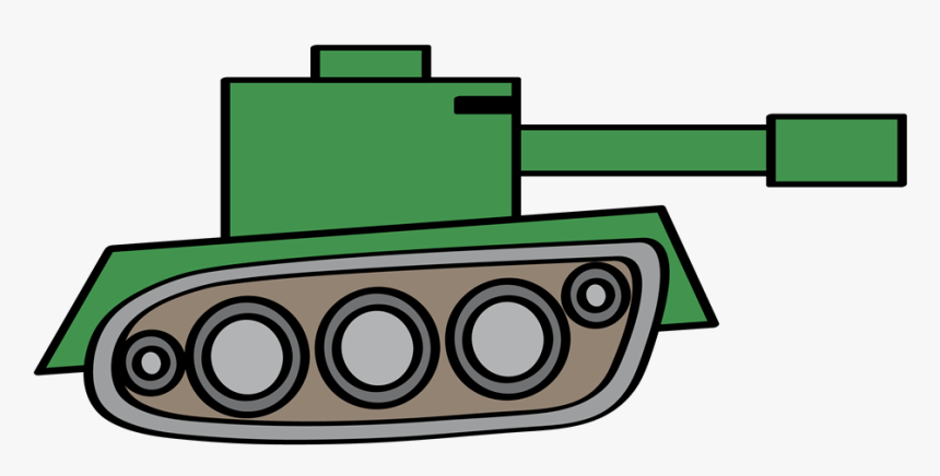 Cartoon Guns Pictures - Tank Clipart, HD Png Download