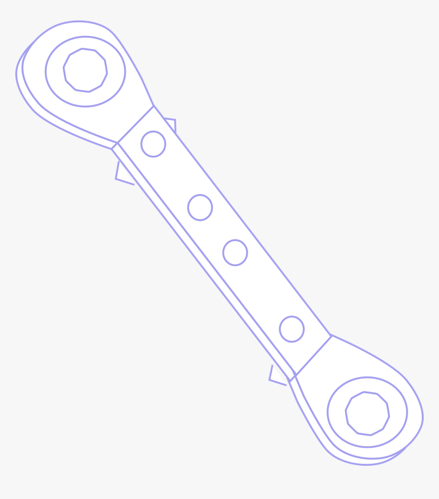 Wrench Clipart Hardware Tool - Wrench, HD Png Download