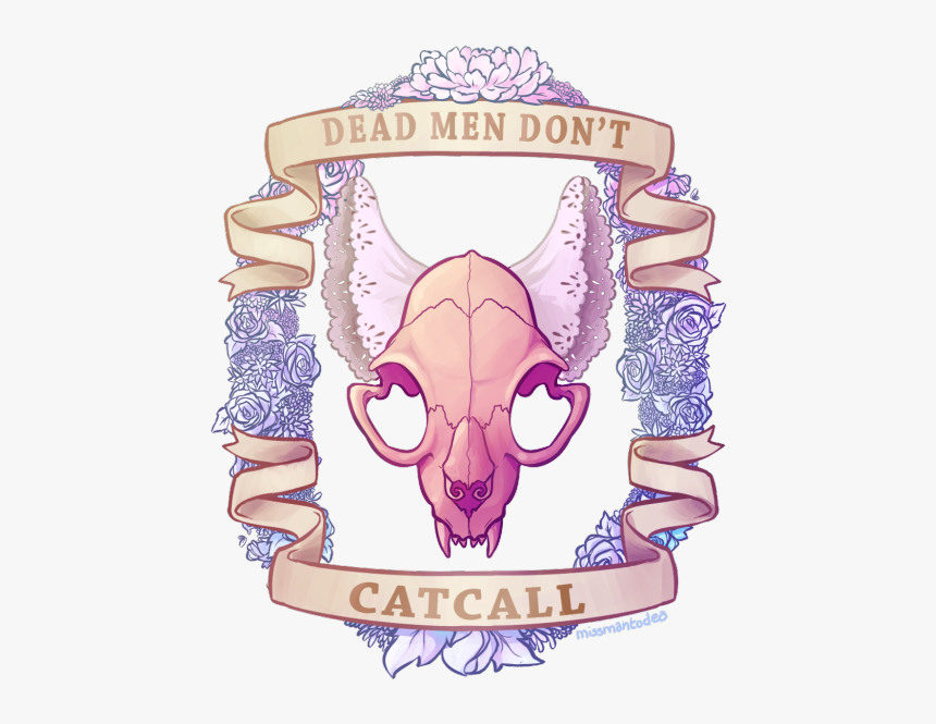 Illustration Personal Pastel Digital Feminism Complete - Dead Men Dont Cat Call, HD Png Download