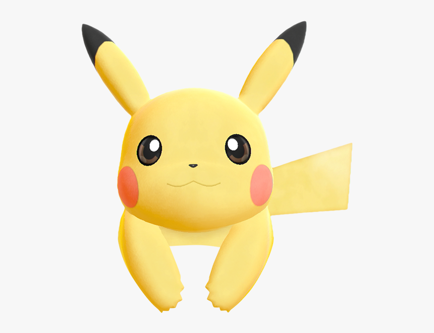 Pikachu Pokemon 3d Decoration Cute Kawaii Pokemongo - Pikachu 3d Png, Transparent Png