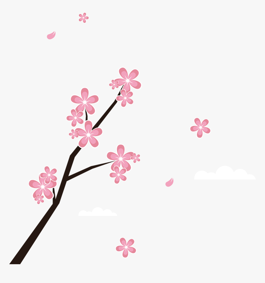 Transparent Sakura Tree Png - ดอก ซากุระ การ์ตูน Png, Png Download