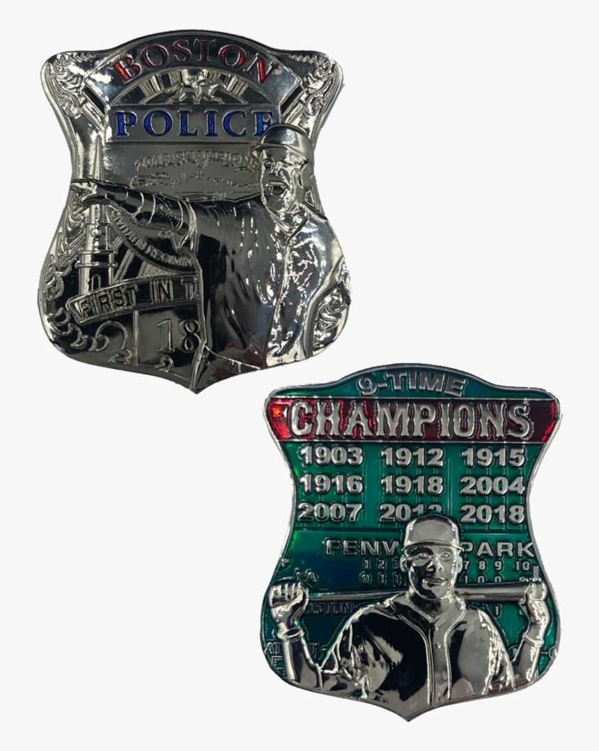 Boston Police Challenge Coin Red Sox, HD Png Download