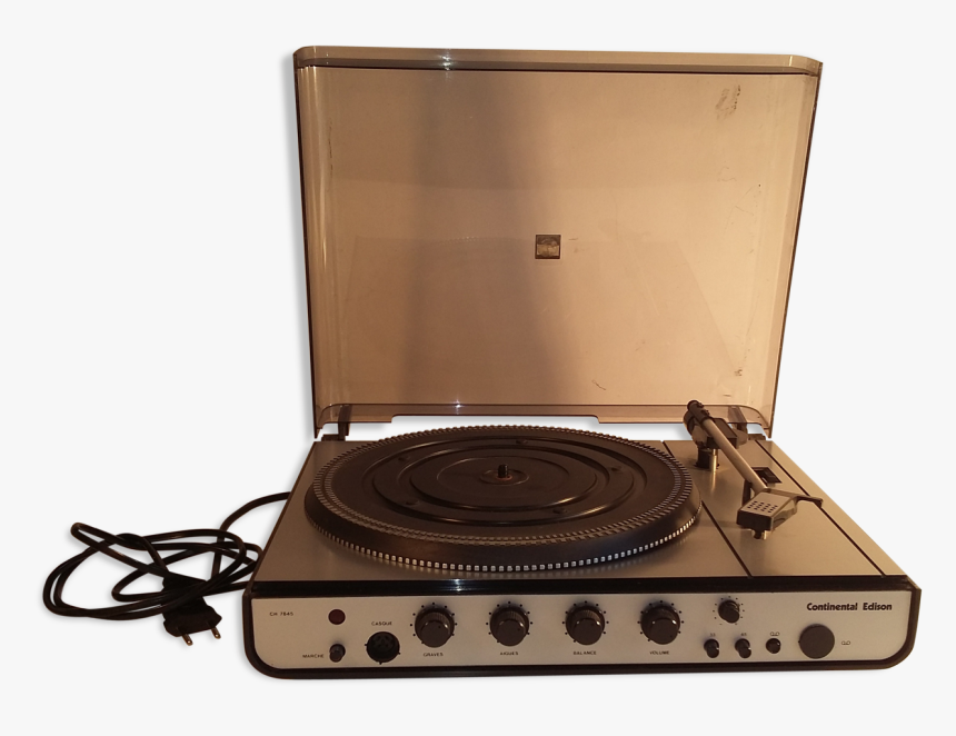 Continental Edison Vintage Record Player Laptop- - Vintage Record Player Png, Transparent Png