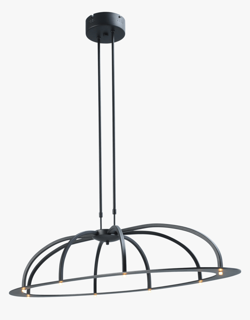 Dante Hl Dante Black Oval 110cm - Ceiling Fixture, HD Png Download