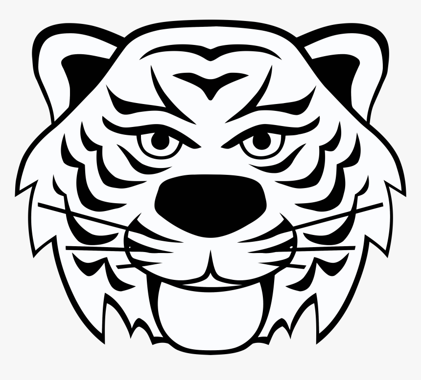 Cartoon Tiger Face Png, Transparent Png