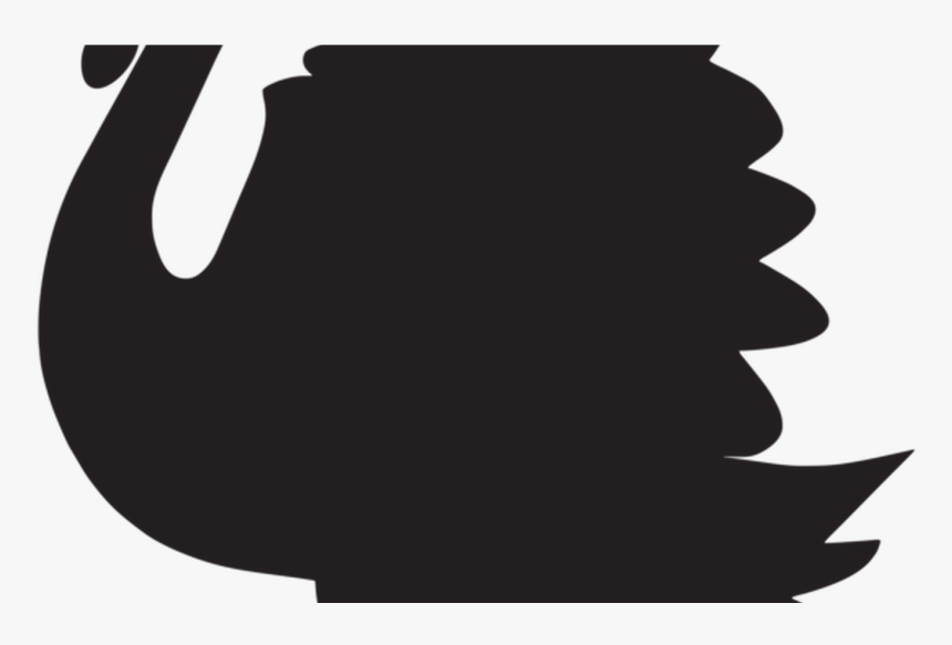 Transparent Turkey Silhouette Png - Turkey Silhouette Clipart Black And White, Png Download