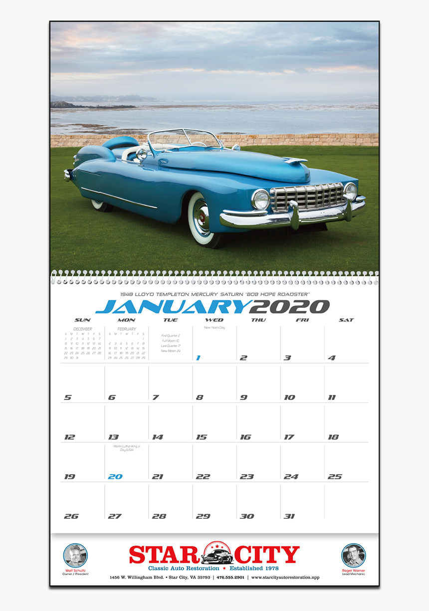 Picture Of Classic Cars Wall Calendar - Buick Invicta, HD Png Download