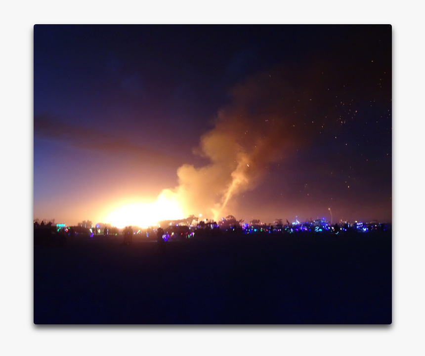Brc 40 Burning Temple - Smoke, HD Png Download