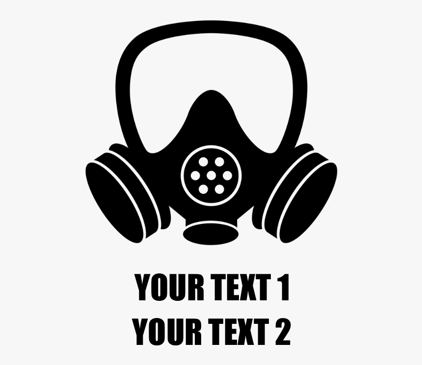 Personalized Breaking Bad Gas Mask 1 Flask - Breaking Bad Gas Mask Clipart, HD Png Download