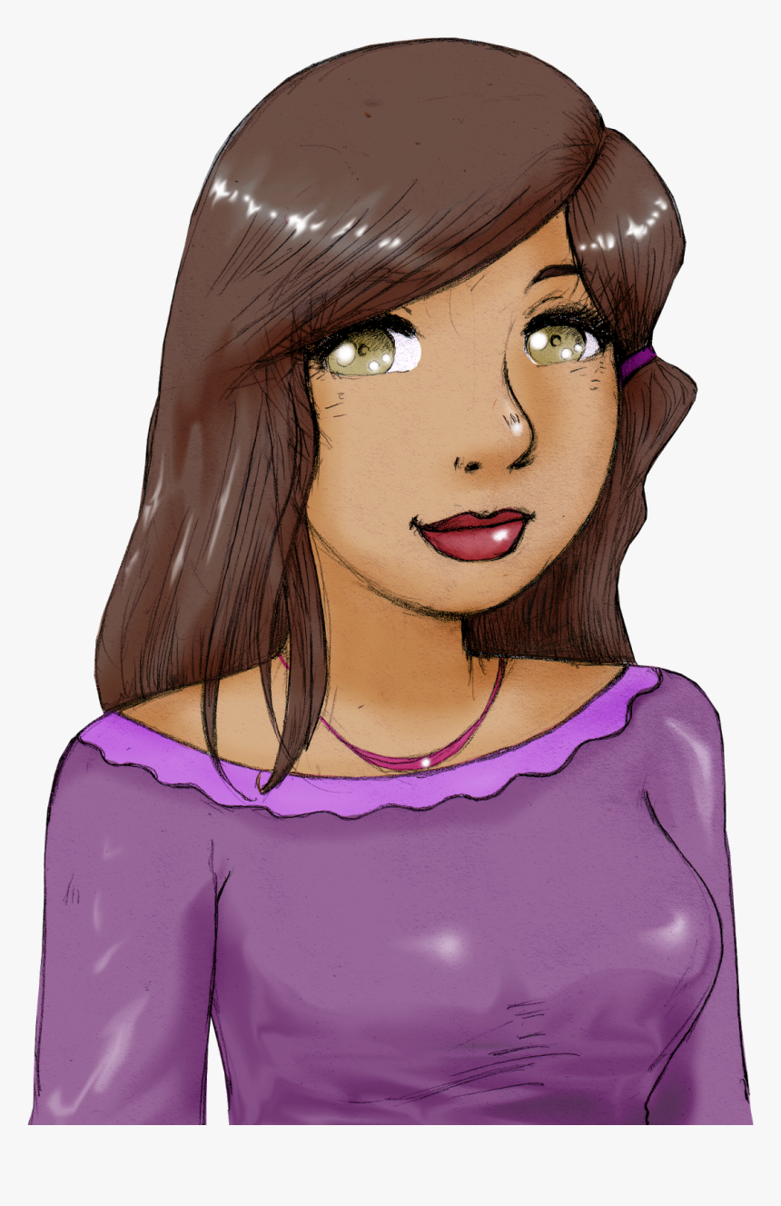 Again With More Portraits Of Girls - Cartoon, HD Png Download