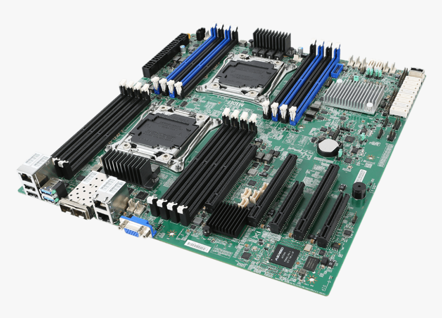 Motherboard Png Photos - Intel S2600stb, Transparent Png
