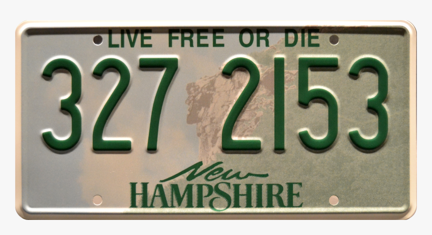 New Hampshire License Plate, HD Png Download