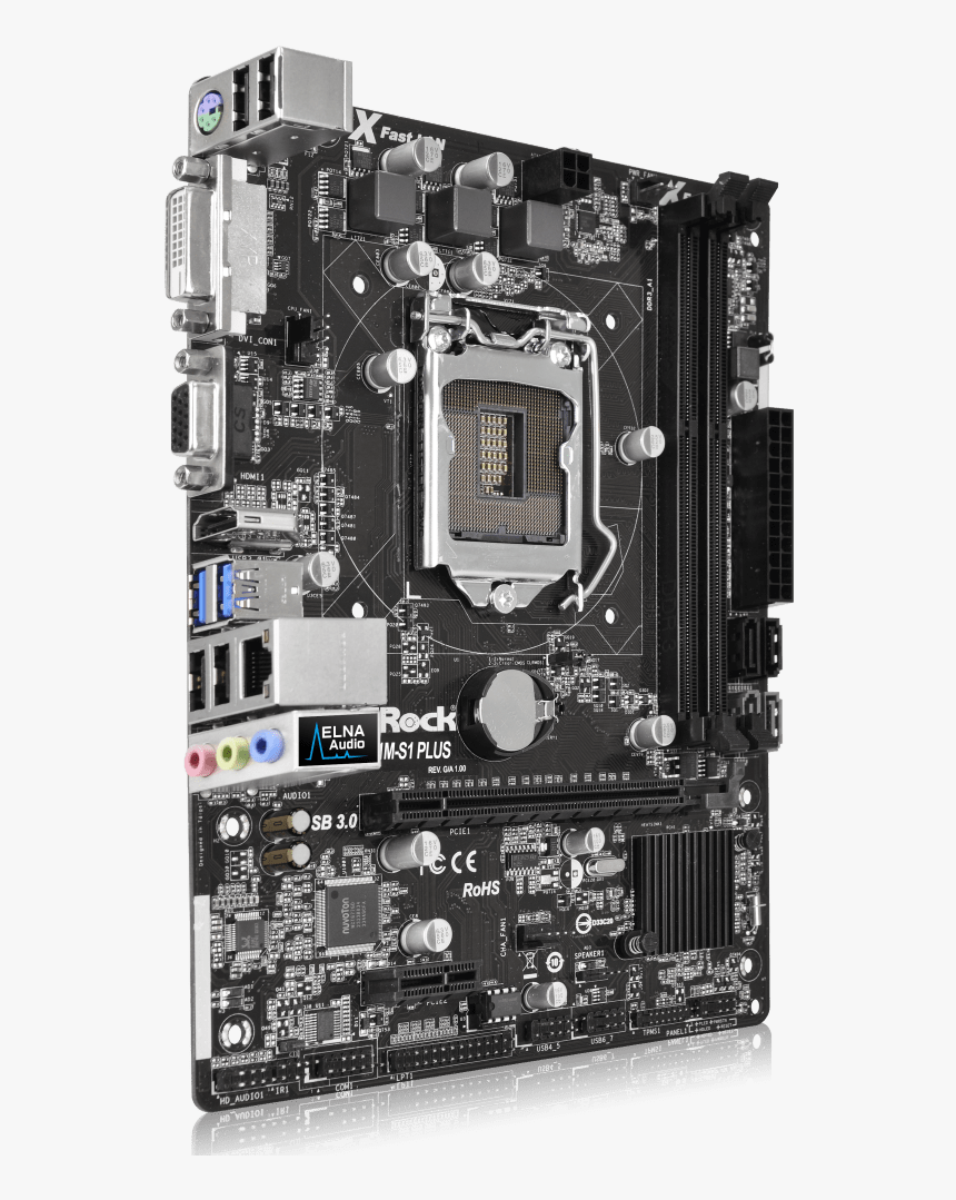Motherboard Socket Am4 Intel Computer Cases & Housings - Asrock H81m Hg4 Motherboard, HD Png Download