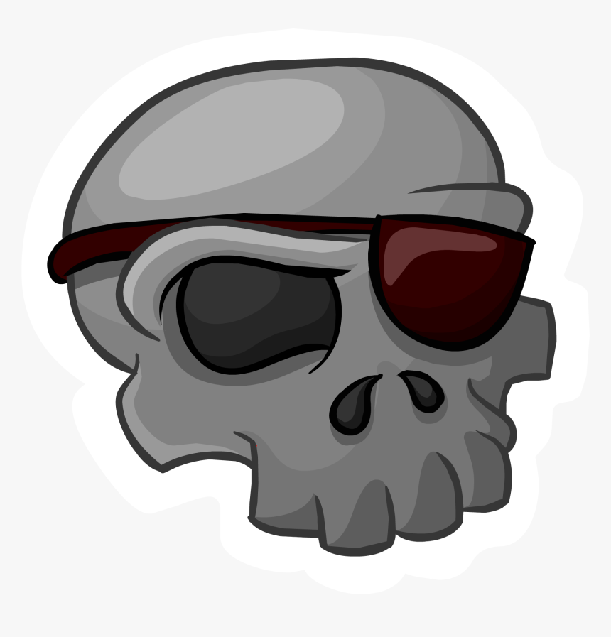 Club Penguin Wiki - Skull, HD Png Download