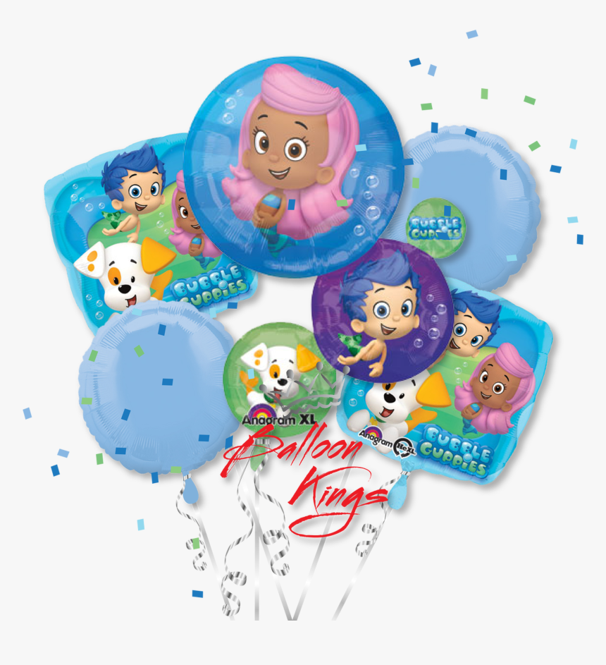 Bubble Guppies Bouquet - Balloon, HD Png Download