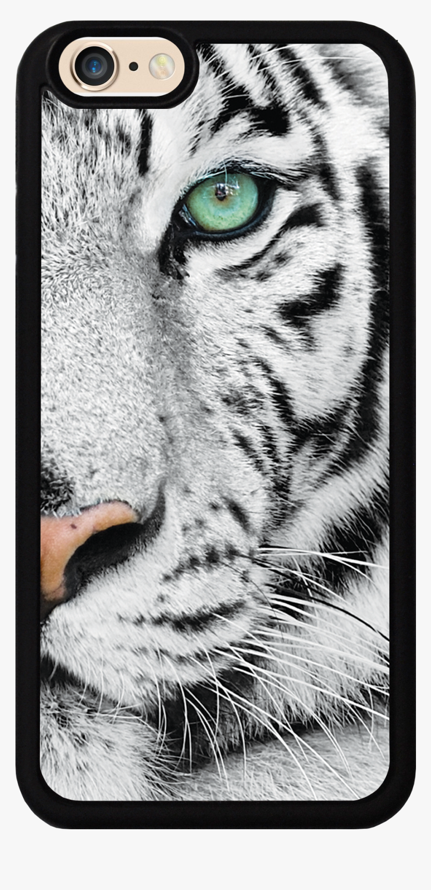 White Tiger Face Case - Tiger Iphone 8 Case, HD Png Download