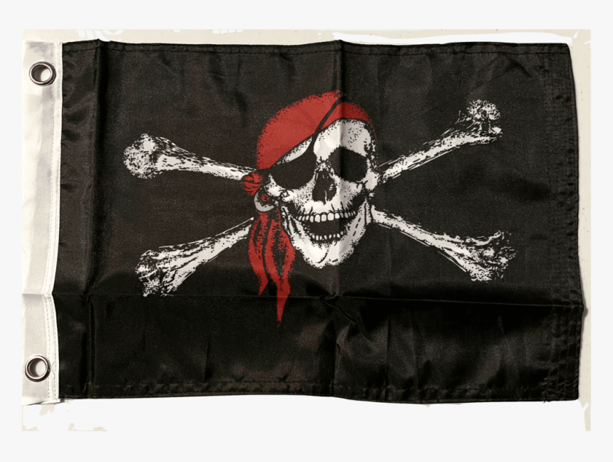 Ru Flag Inches Pirate Red Hat Flag - Jolly Roger Flag, HD Png Download