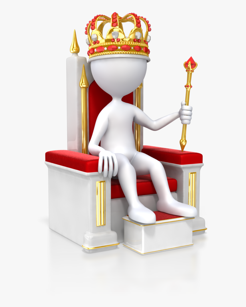 Transparent King Throne Png - King On Throne Transparent, Png Download