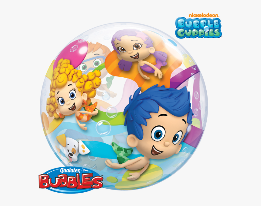 Bubble Bubble Guppies 22 Inch Bubble Balloon 
 Title - Bubble Guppies Bubble Balloon, HD Png Download