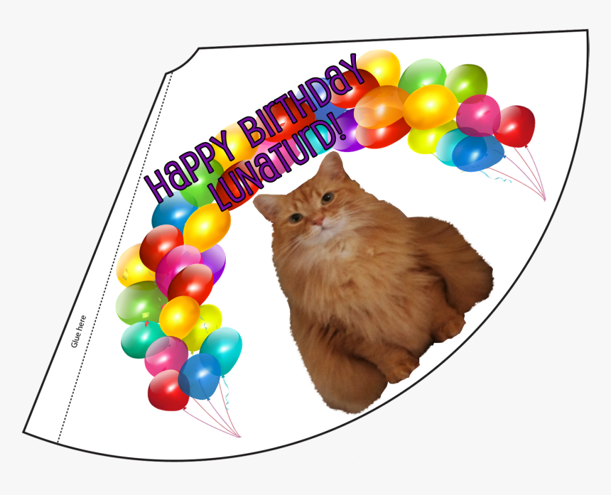 Lunaturd Birthday Hat - Cut Out Birthday Hats, HD Png Download